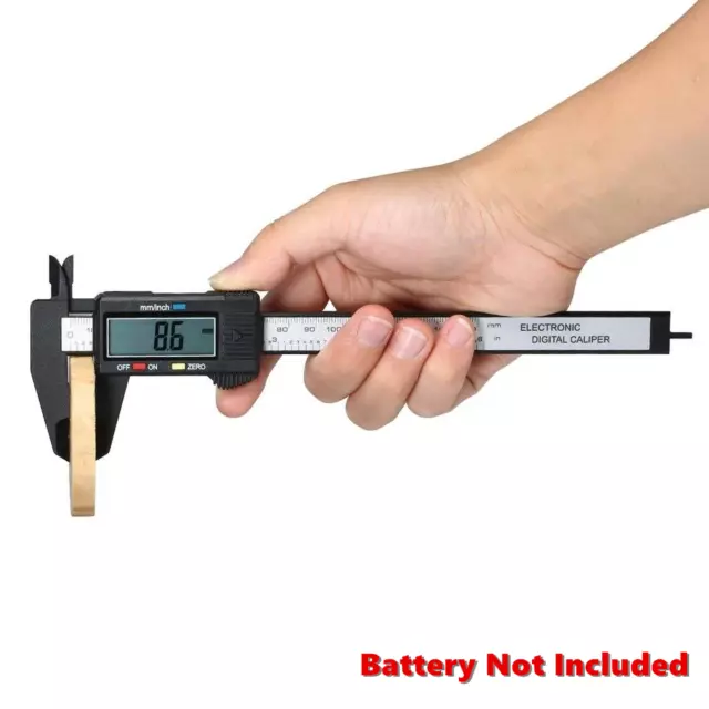 Digital Caliper 6" 150mm Micrometer LCD Gauge Vernier Electronic Measuring Ruler