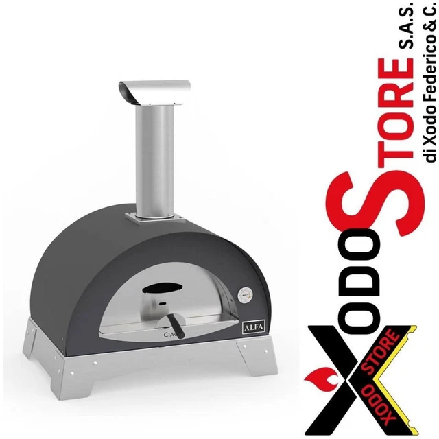 Forno in metallo a legna ALFA FORNI CIAO GRIGIO - PRONTA CONSEGNA mail x sconto