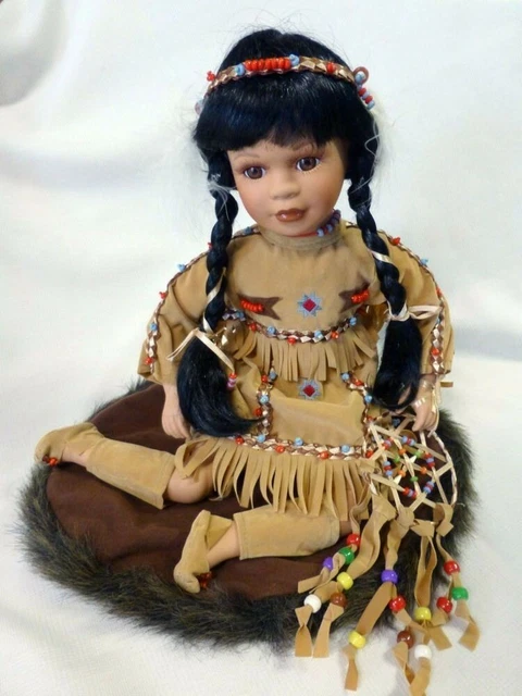 American Princess Porcelain Doll Winema Heritage Signature Collection  -New