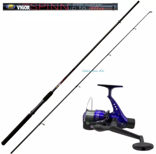 Lineaeffe Vigor Spinn 6ft 2pc Spinning Rod + Sol 20 Reel with 6lb Line Set