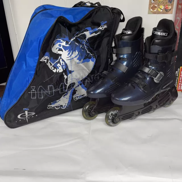 Inline Skates Ingear Outdoor Equipment Blue Performance Roller Blades Bull’z Eye