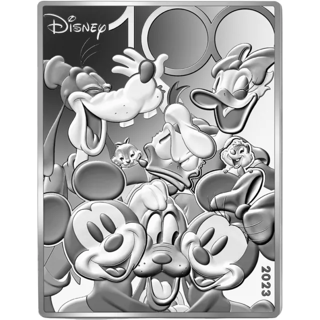 10 Euro Silber Frankreich  100 Jahre Disney 2023 in Polierte Platte