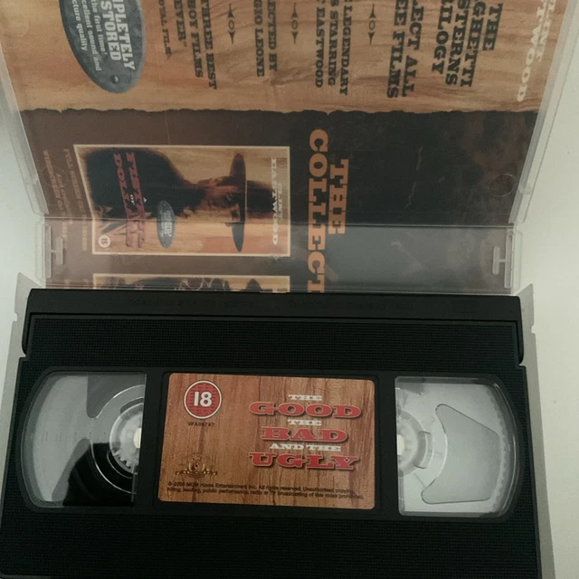 THE GOOD THE Bad and The Ugly - VHS Video Clint Eastwood Hollywood ...