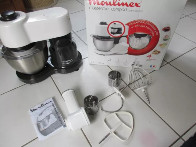 Robot Menager Patissier Moulinex Masterchef Compact 700W Etat Neuf