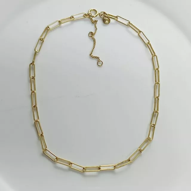 New 15" Jcrew Chain Necklace Gift Vintage Women Party Holiday Show Jewelry