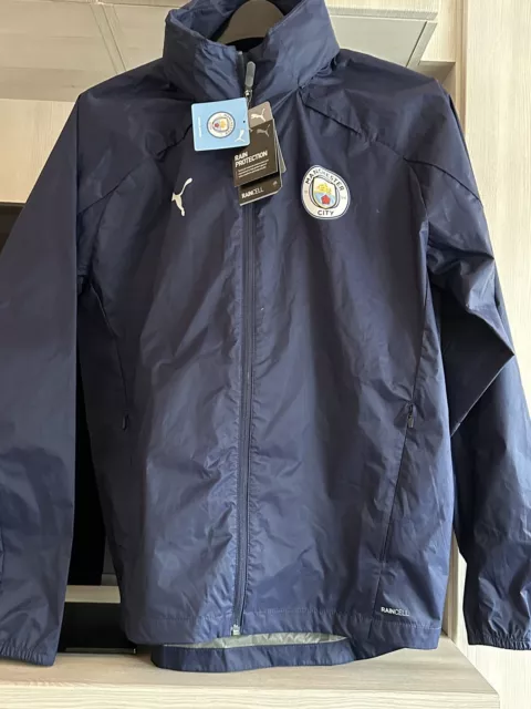 MANCHESTER CITY PRO Training Rain Jacket PUMA Rain Cell Medium 67.00 PicClick UK