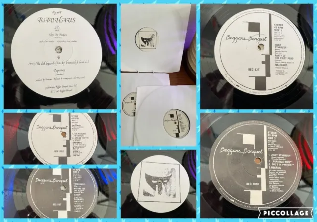 Bauhaus The Singles 81-83 Uk 12" Vinyl+ She's In Parties & Ziggy 12" Singles