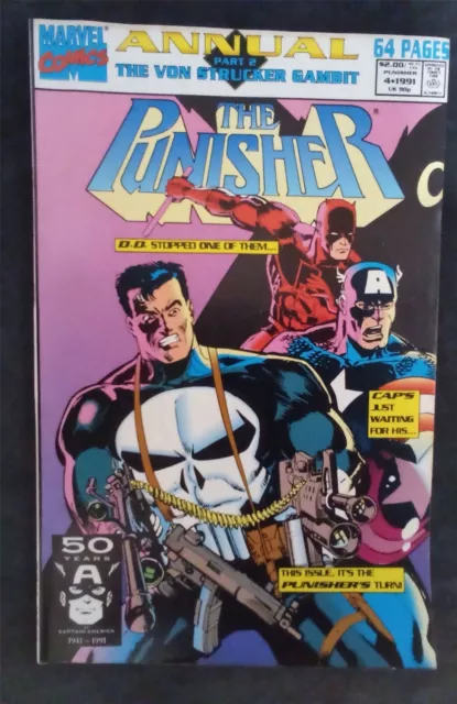 The Punisher Annual #4 1991 marvel Comic Book