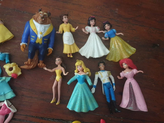 VINTAGE 2009 DISNEY Princess Polly Pocket Snow White Cinderella