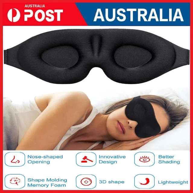 Travel Sleep Eye Mask soft 3D Memory Foam Padded Shade Cover Sleeping Blindfold