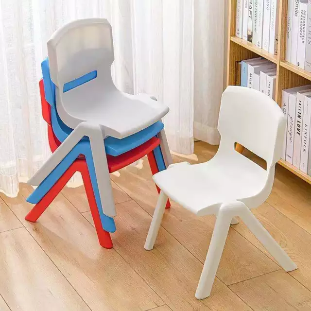 Plastic Kids Chair Children Activity Study Table Furniture Hold Up to 100KG