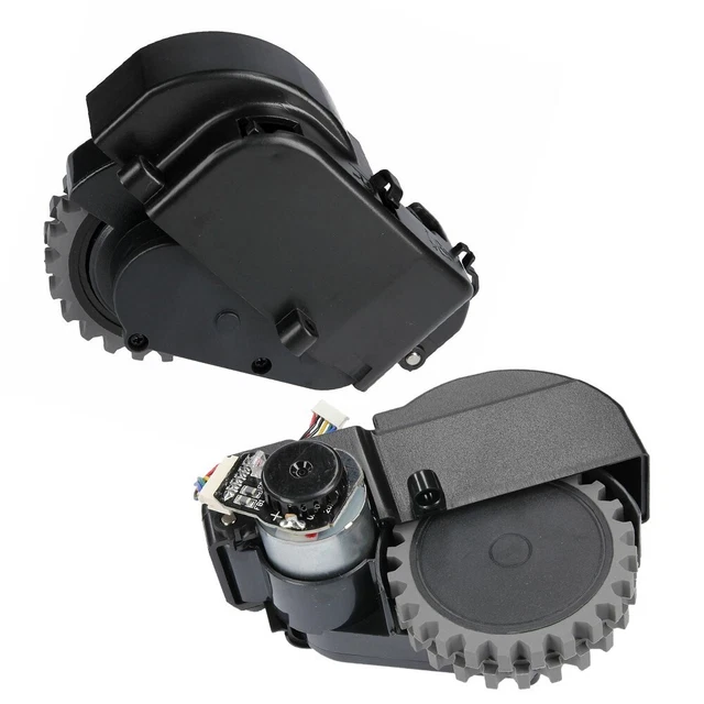 URPIZY Roue motrice droite gauche compatible avec Eco-va*cs 10002816 pour Deebot 600, 601, 605 Robot Aspirateur Pièces de rechange (roue droite