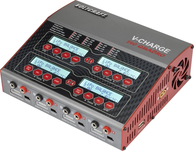 VOLTCRAFT V-Charge 240 Quadro Chargeur multifonction de modlisme 12 V, 230 V 12