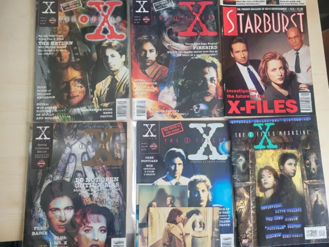 The X Files - Manga UK Comic 1, 2, 3, 4 & #2 of collectors edition and Starburst