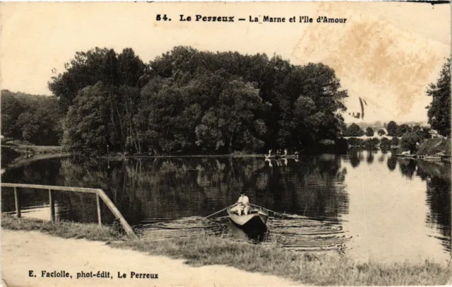 CPA Le PERREUX - La Marne et l'Ile d'Amour (390266)