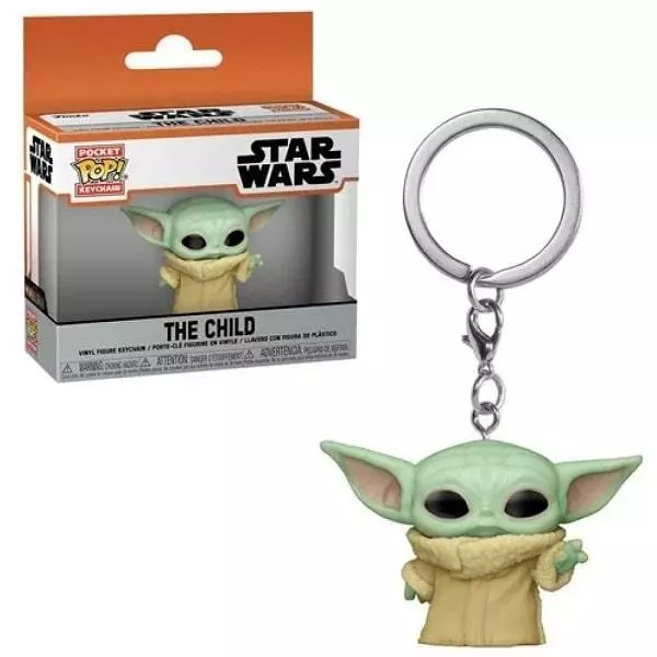 FUNKO Pocket POP! Keychain - Star Wars Mandalorian - THE CHILD Portachiavi in Vi