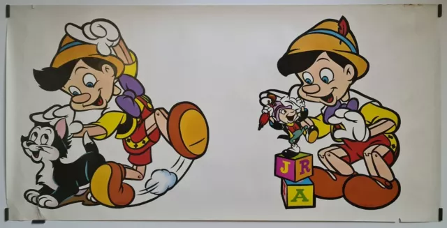 Pinocchio  Circa 1940 Posters Affiche Originale Cinéma Enfance Dessin Animé