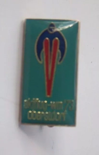 Orig.Pin   2. Skiflug Weltmeisterschaft / WM OBERSTDORF (BRD) 1973  !!  TOP