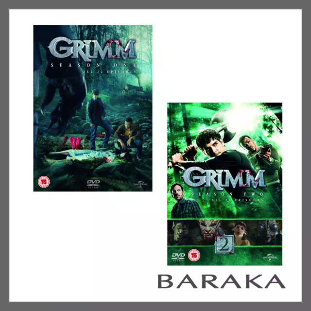 Grimm the complete Season series 1 & 2 DVD set Region 4 New & Sealed