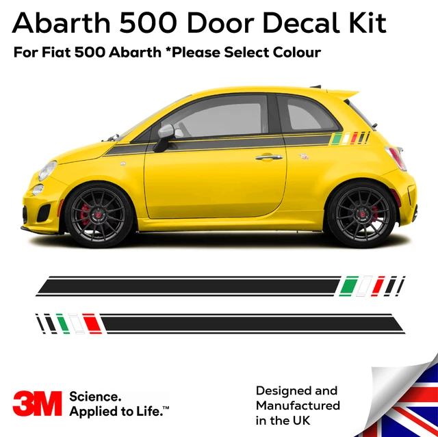Adesivo Laterale Striscia Nera STRIPE Originale Fiat 500L - Linea Originale