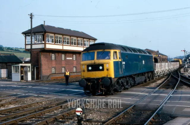 35mm Railway Slide | Class 47 | 47131 | Exeter St Davids | 1981 + copyright