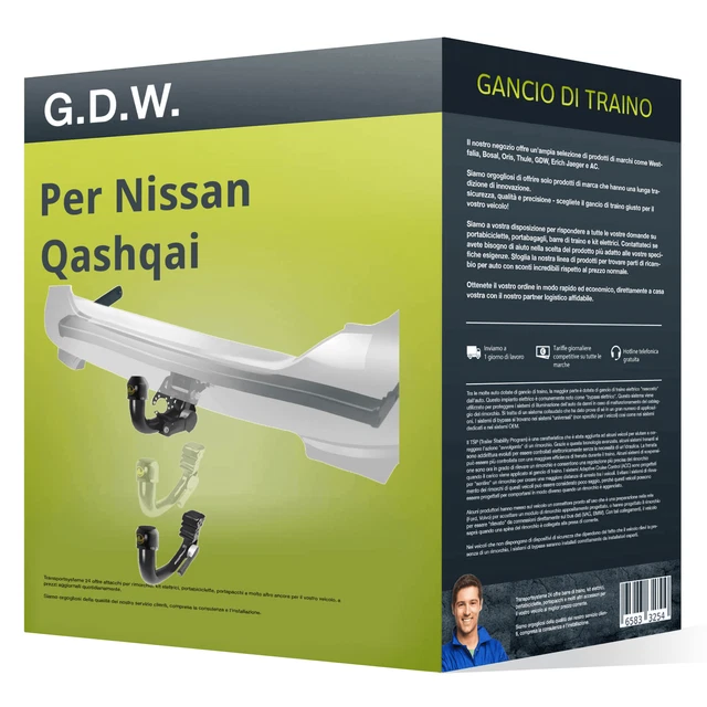 Tappetino Bagagliaio MOTOS Per Nissan Qashqai III Dal 2021