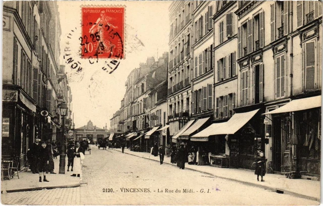 CPA AK Vincennes La Rue du Midi FRANCE (1283293)