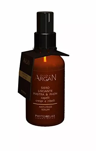 Phytorelax Olio di Argan Anti Frizz Serum Siero Lisciante Capelli Crespi 100 ml