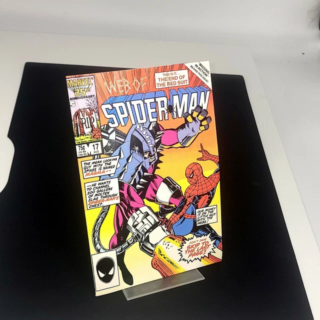 Web of Spider-Man #17 Marvel Comics (1986) VF+ or Better 1st Print Comic Book
