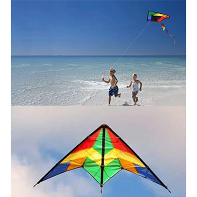 Delta Kites Tails With Handle Outdoor Toys For Kids Kites Nylon Ripstop Albat~gw