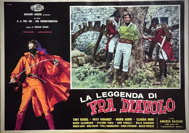 LA LEGGENDA DI FRA DIAVOLOFotobusta originaleTony Russell, Harareet