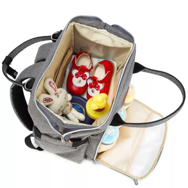 Living Traveling Share Baby Diaper Bag Multi-Function Travel Waterproof Backpack 4
