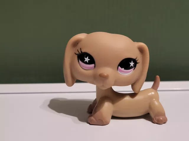 Lps #932 Littlest Petshop Original Authentique Chien Teckel Dog Teckel Hasbro