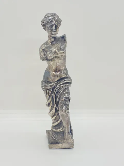 925 Argento Sterling Venere di Milo Figura Antico Grecia