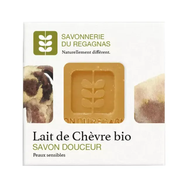 Savonnerie du Regagnas - Savon Ultra Doux au Lait de Chèvre Bio -