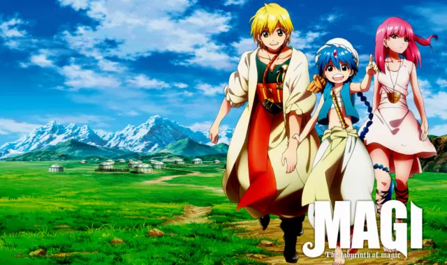 Anime DVD Magi The Labyrinth Of Magic Season 1-3 (1-63End)+ OVA Vol 1-5 Eng  Subs