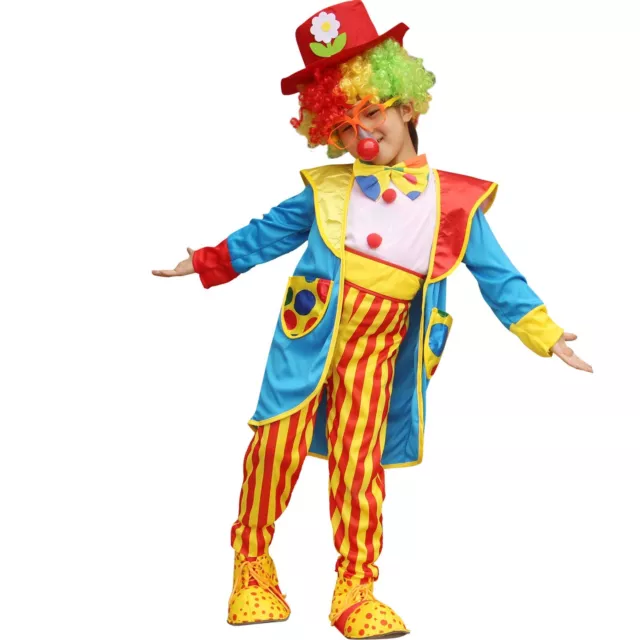Déguisement clown fluo fille - Habillage vêtements