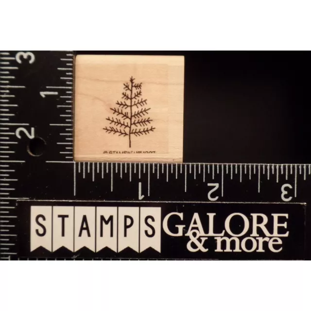 Stampin' Up! Rubber Stamps 1997 HAPPY WINTER MINI EVERGREEN CHRISTAMS TREE #176