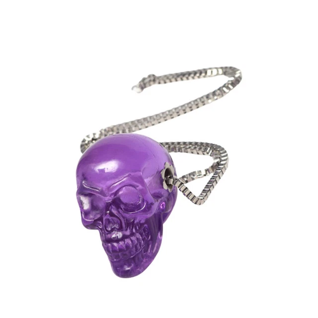 3 D M Fräulein Skelett-Schädel-Halskette Mit Schädelkopf Halloween-Schmuck