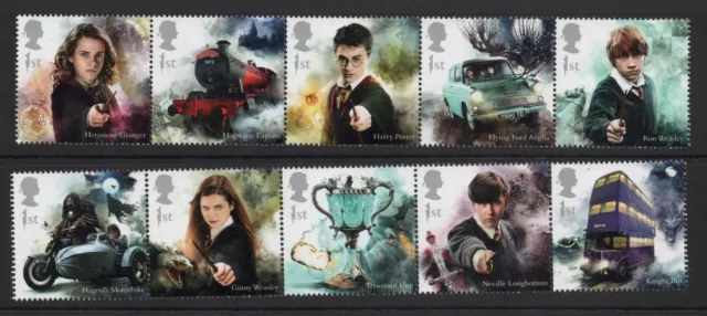 Gb 2018 Harry Potter Stamp Set