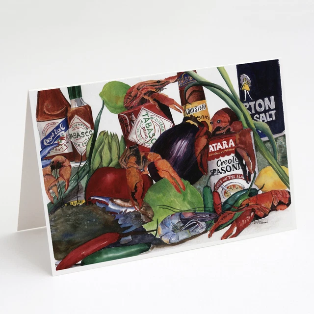 Louisiana Spices Greeting Cards and Envelopes Pack of 8 8131GCA7P