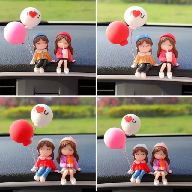 Cartoon Perfume Clip Ornament Cute Dashboard Figurine  Home