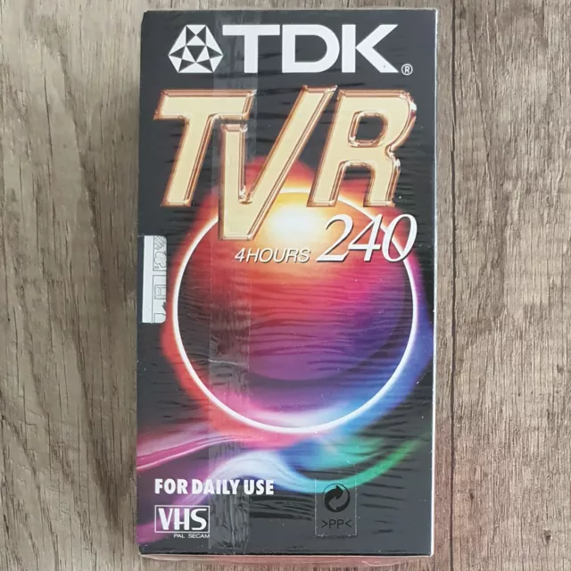 VHS-Video ► TDK TVR 240 - 4 Hours - 2er Pack - Leerkassette / Video ◄ NEU & OVP 3