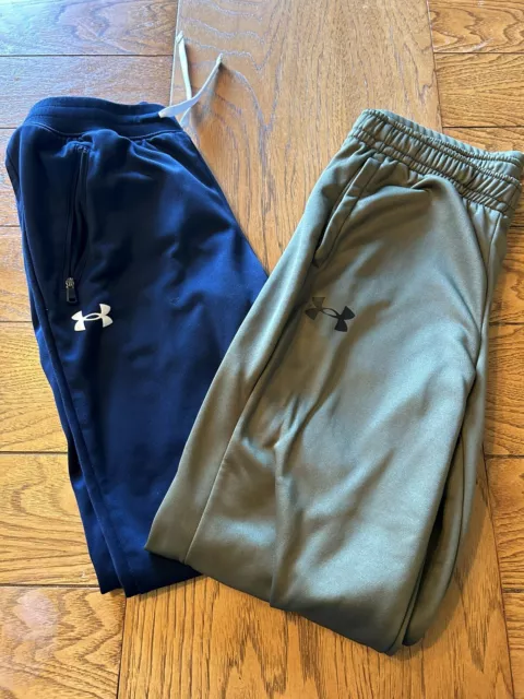 Under Armour  Boys Youth Large Elastic Waist Sweatpants Lot Of  2 Pairs