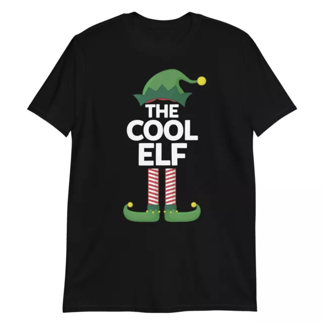 THE COOL ELF Unisex T-Shirt Family Funny Christmas Holiday Elves xMas Matching