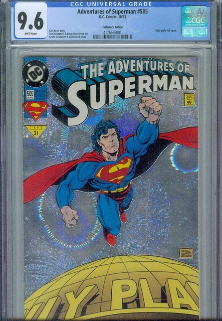 Adventures Of Superman #505 Cgc 9.6, 1993, Collector's Edition