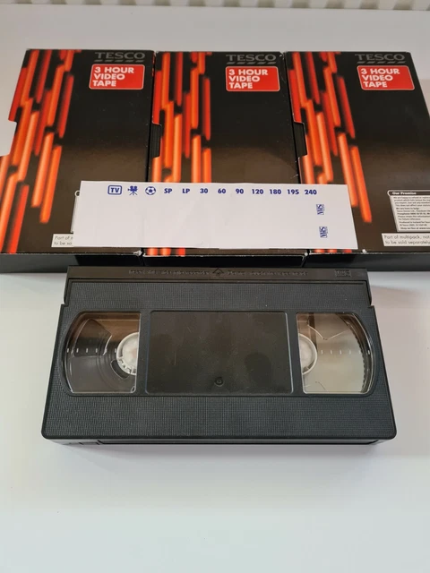 SKC VHS T-90 Blank Recordable Video Tape - Bulk Lot Of Cassette Shells