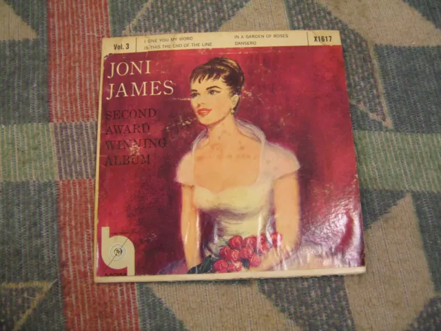 Joni James - Second Award Winning Album Vol. 3 - 45 RPM EP MGM X1617