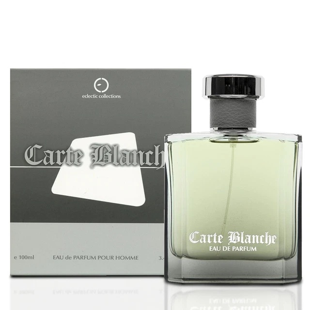 ECLECTIC COLLECTIONS, CARTE Blanche, Mens Fragrance, 100 ml 3.4 fl 17.
