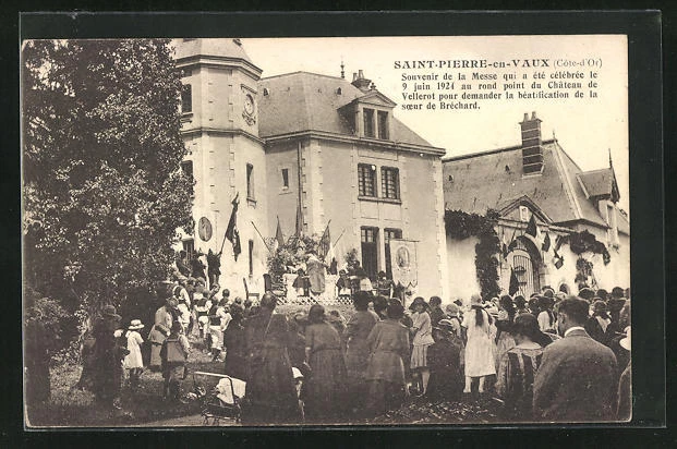 CPA Saint-Pierre-en-Vaux, Remembrance of the Mass that was celebrated on June 9, 192